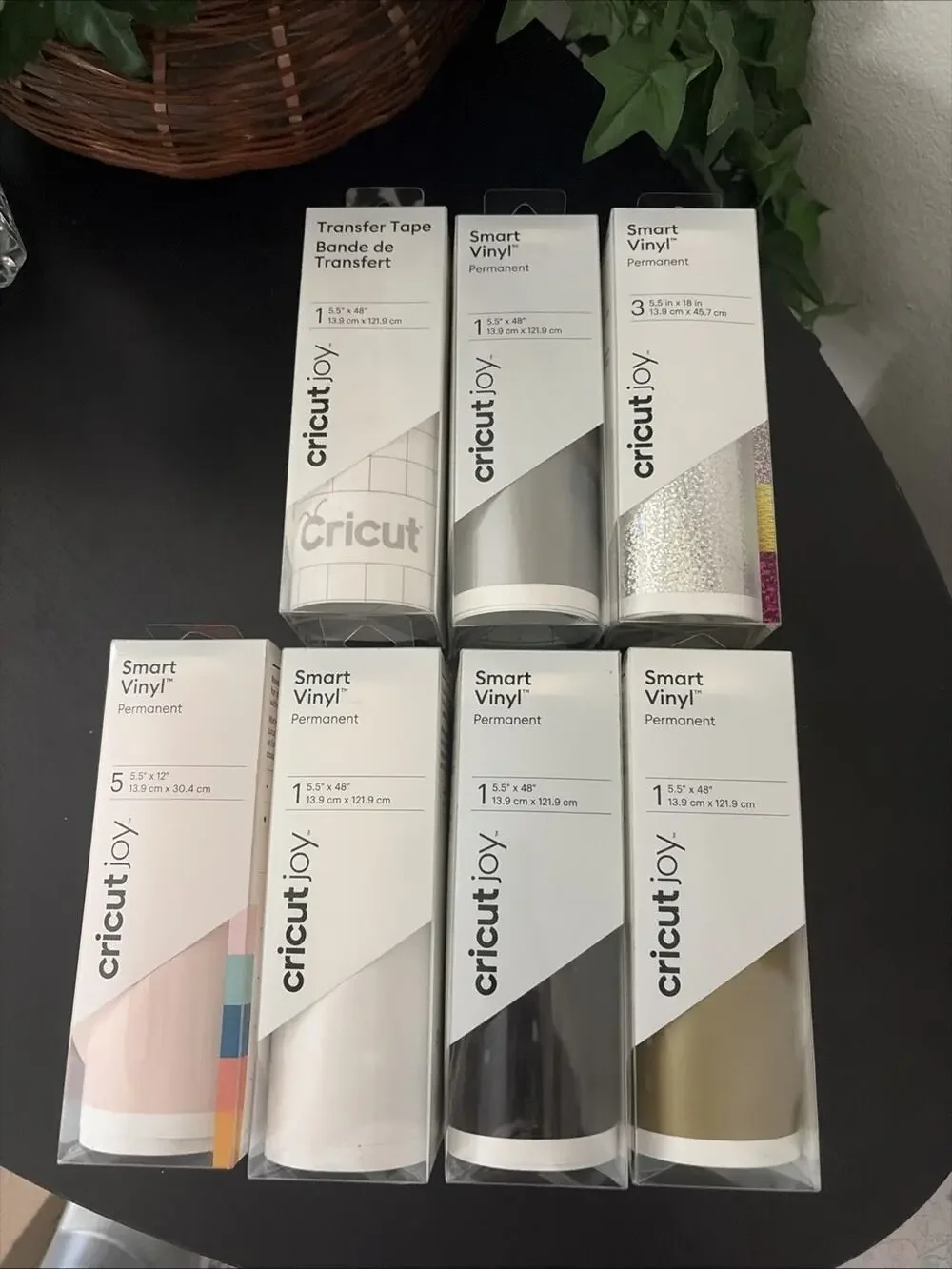 Cricut Joy Smart Vinyl Assorted. Brand New Lot Of 7 (226)